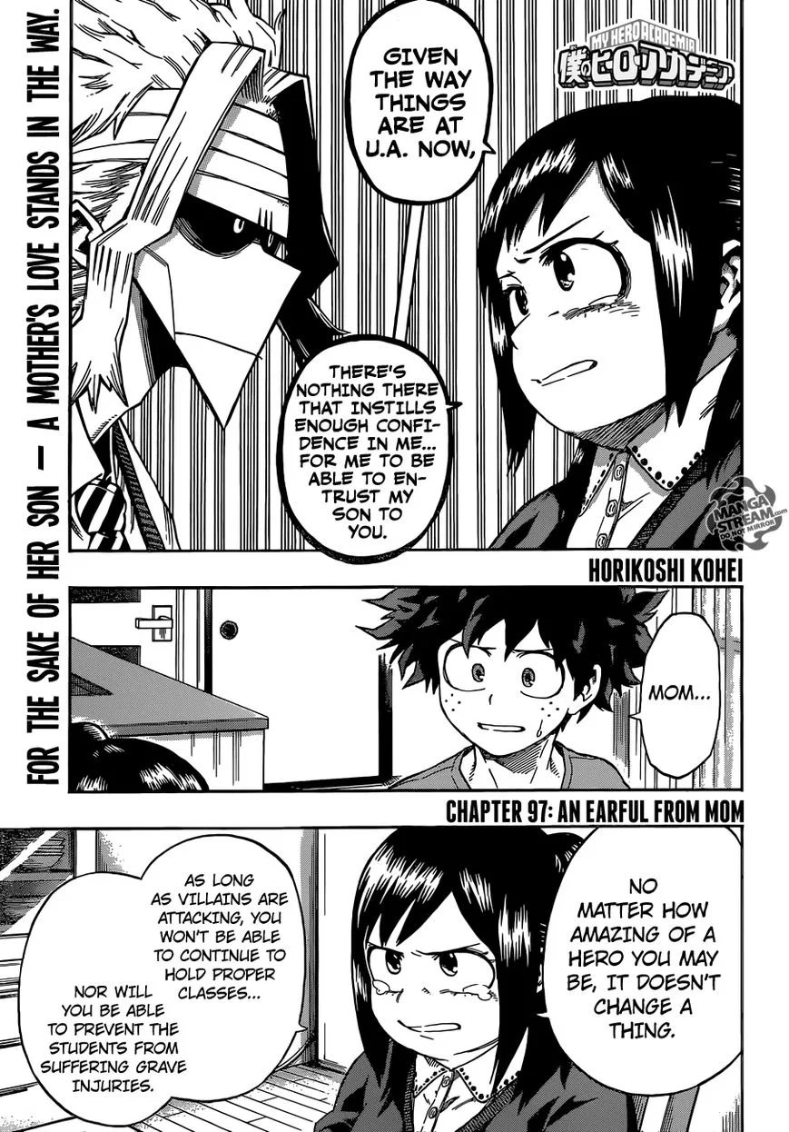 Boku no Hero Academia Manga Chapter 97 – Page 1