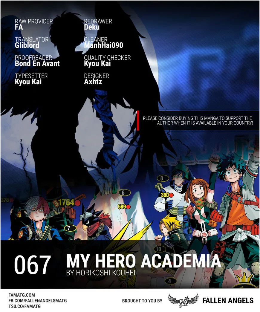 Boku no Hero Academia Manga Chapter 67 – Page 1