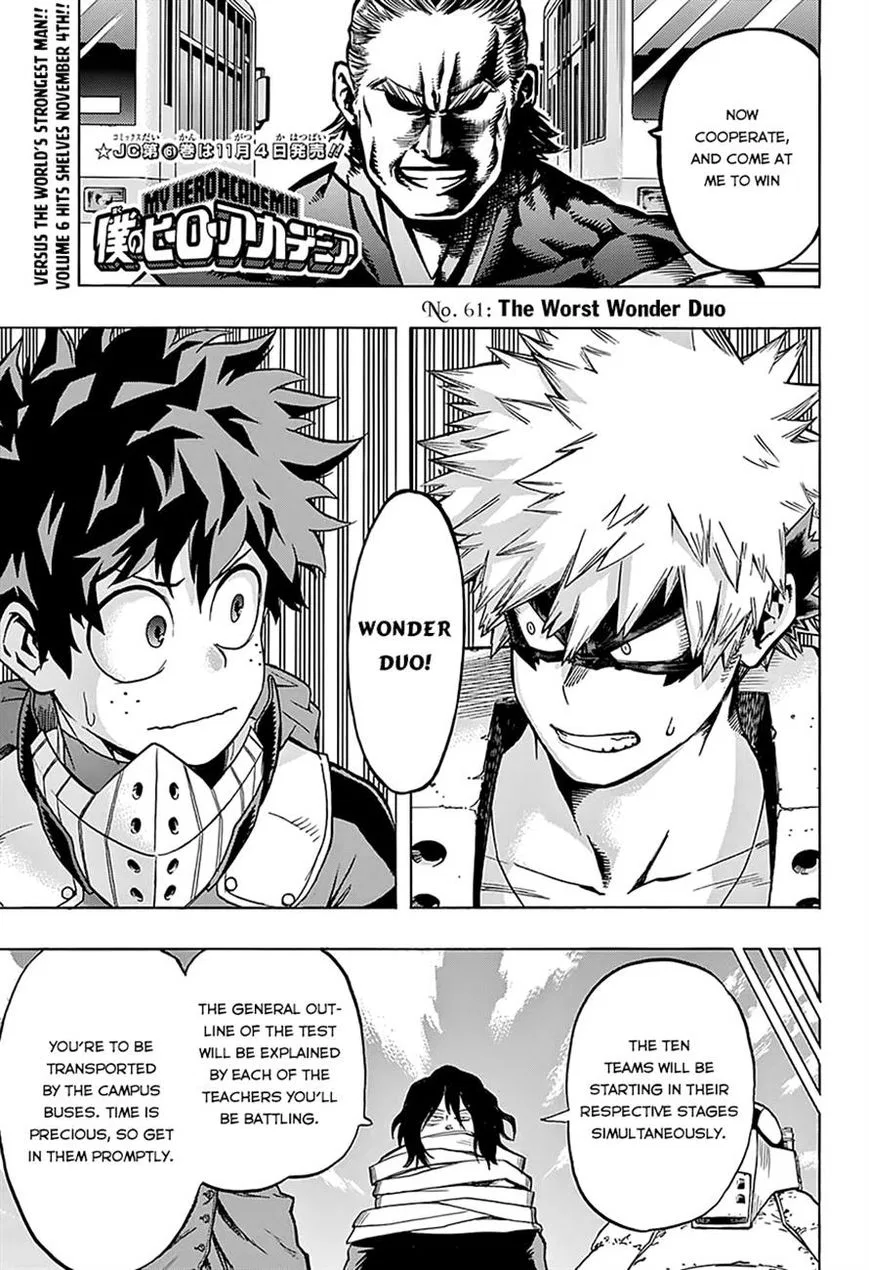 Boku no Hero Academia Manga Chapter 61 – Page 1