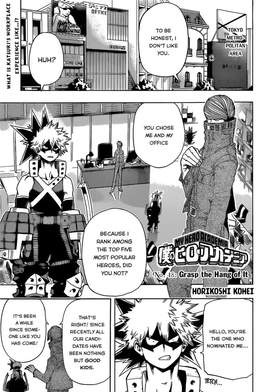 Boku no Hero Academia Manga Chapter 48 – Page 1