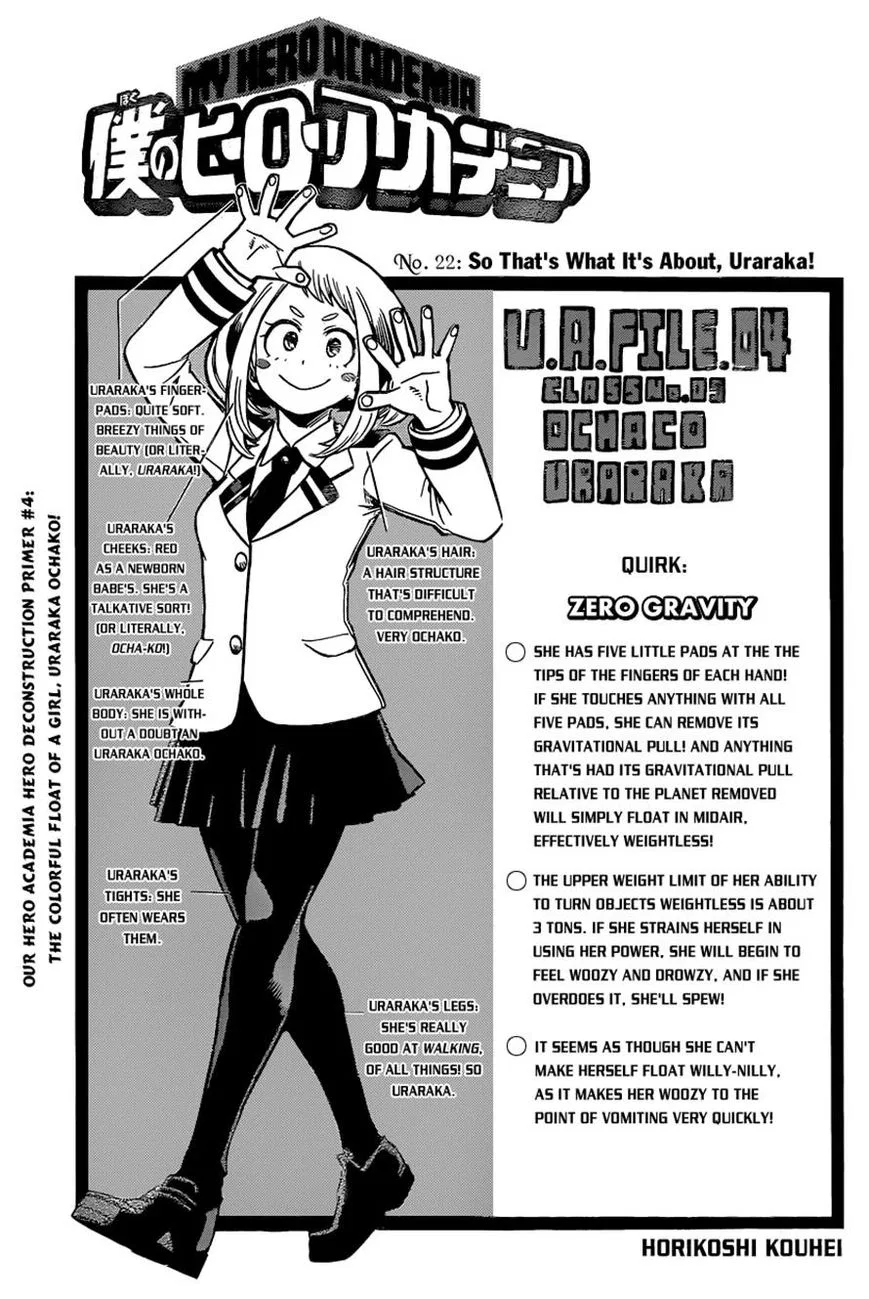 Boku no Hero Academia Manga Chapter 22 – Page 1