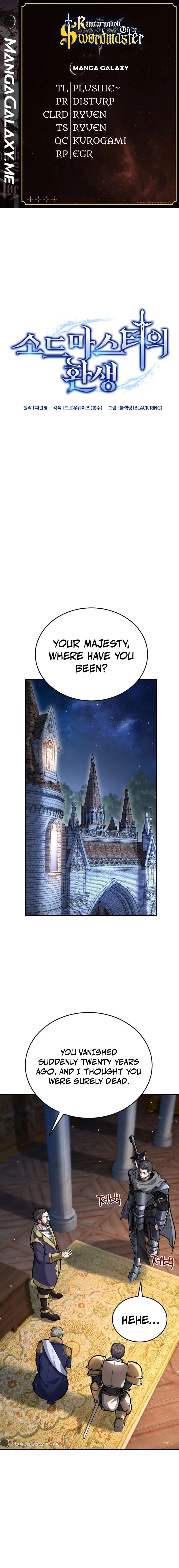 Reincarnation of the Sword Master Chapter 6 – Page 1
