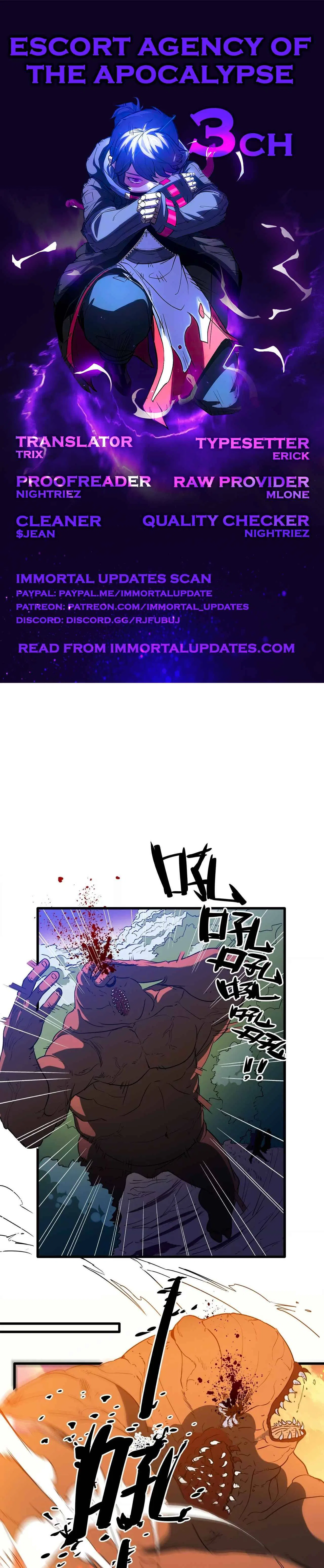 Escort Agency Of The Apocalypse Chapter 3 – Page 1