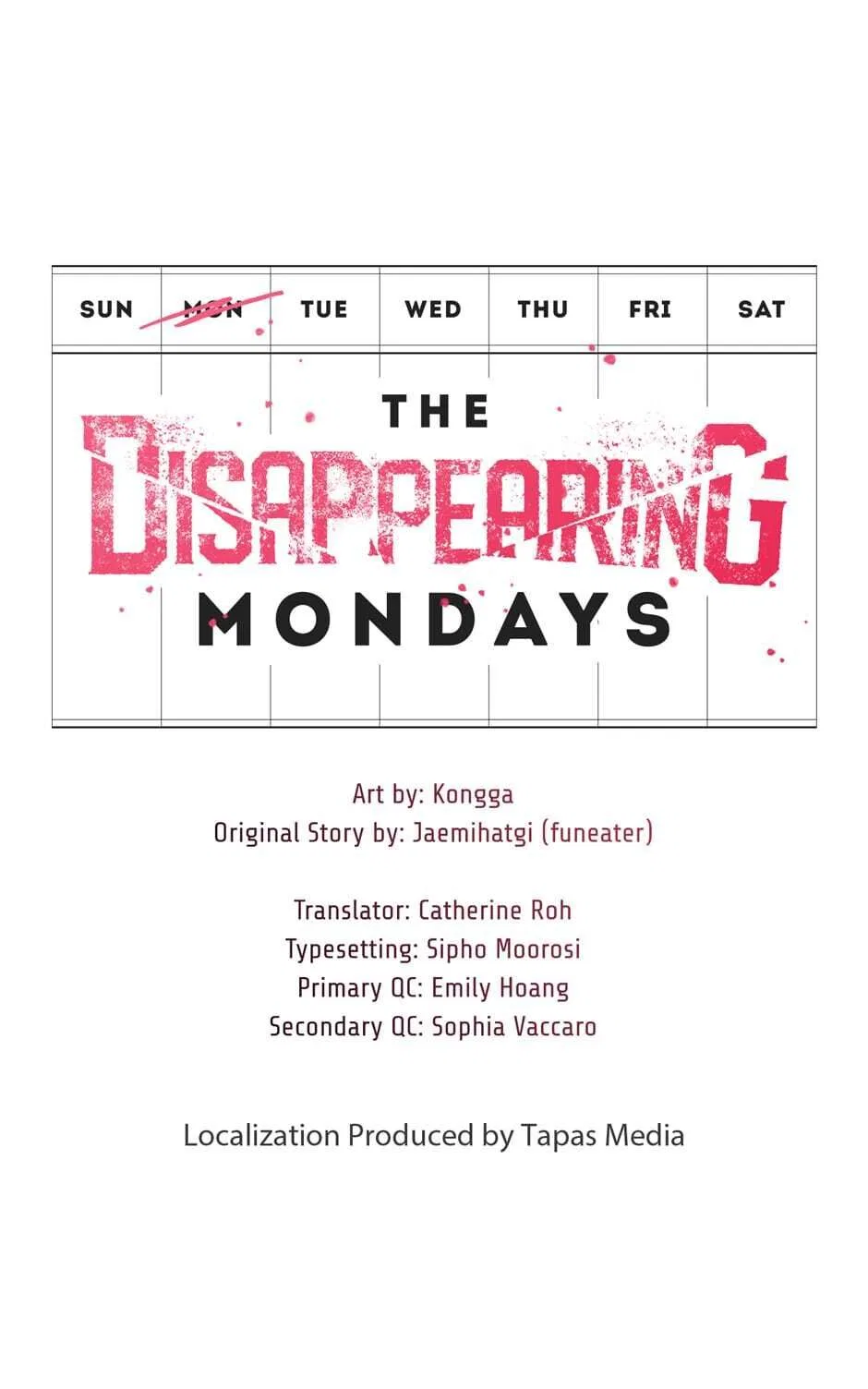 The Disappearing Mondays Chapter 12 – Page 61