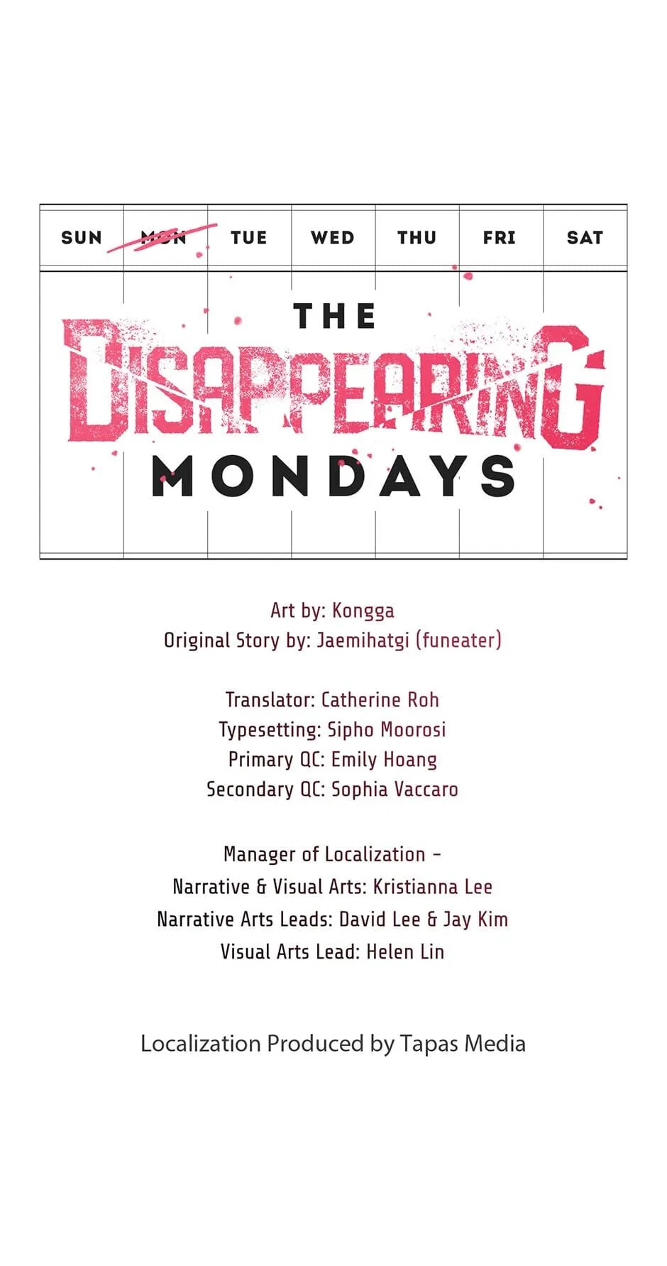 The Disappearing Mondays Chapter 1 – Page 53