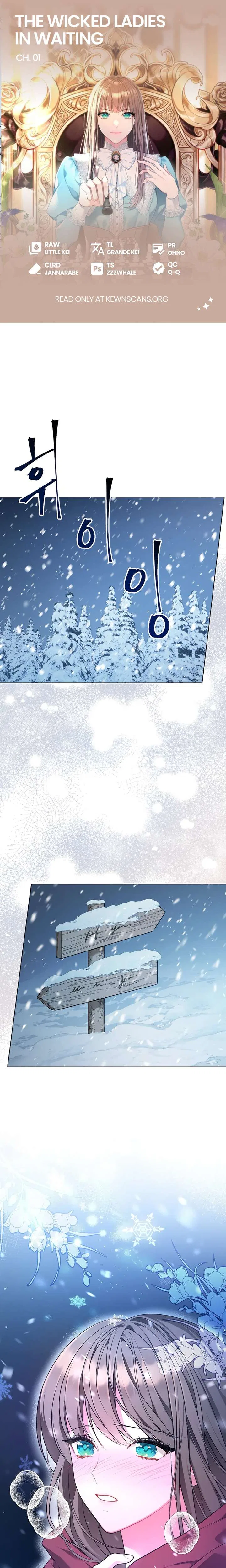 The Wicked Ladies in Waiting Chapter 1 – Page 1