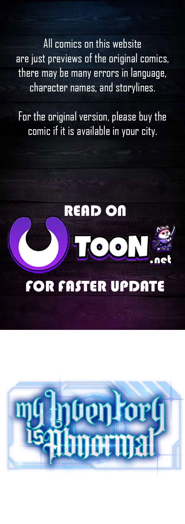 My Inventory is Abnormal Chapter 58 – Page 1