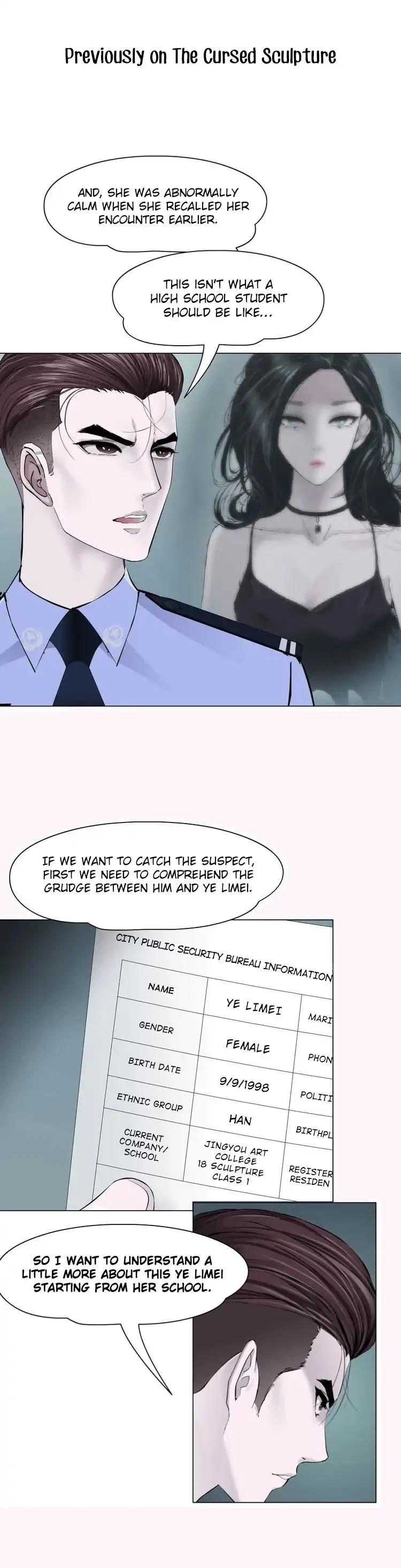 The Cursed Sculpture Chapter 36 – Page 1