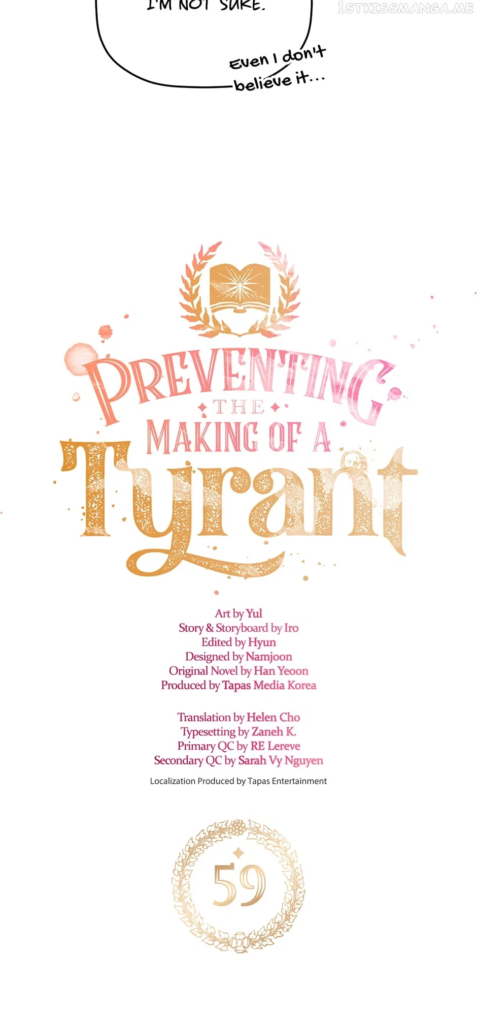 Preventing the Making of a Tyrant Chapter 59 – Page 3