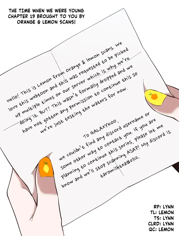 The Time When We Were Young Chapter 19 – Page 13