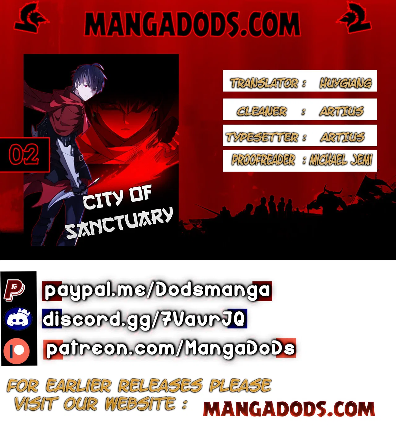 CITY OF SANCTUARY Chapter 2 – Page 1