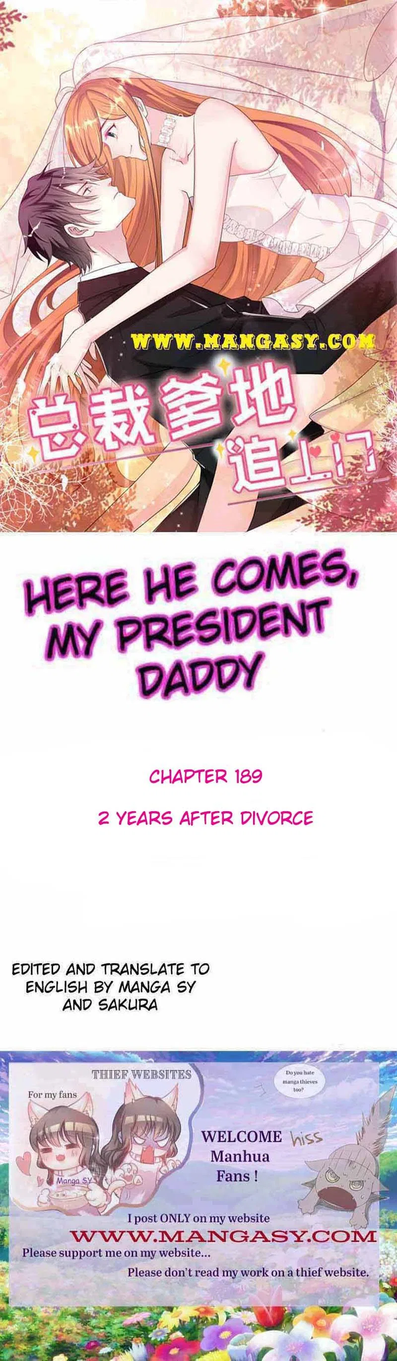 President daddy is chasing you Chapter 189 – Page 1
