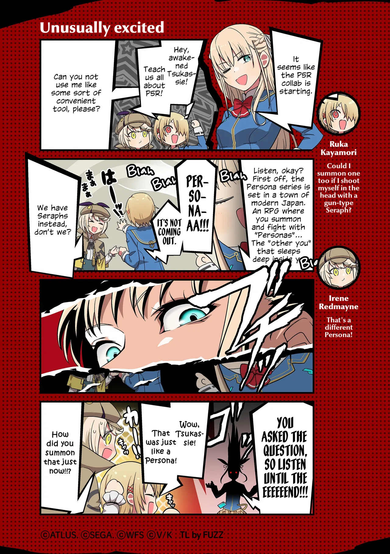 Heaven Burns Red Official 4-Koma: HBR Theater Chapter 217 – Page 1