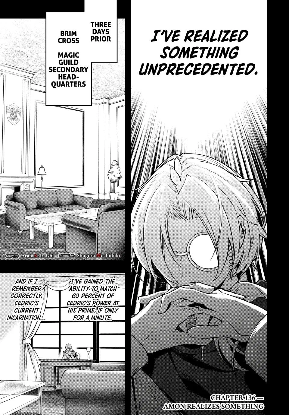 Commander-in-Chief of the Magic Guild!: A Second Chance at School Life Chapter 136 – Page 1