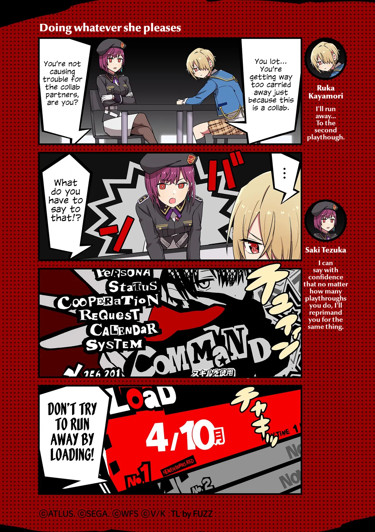 Heaven Burns Red Official 4-Koma: HBR Theater Chapter 220 – Page 1