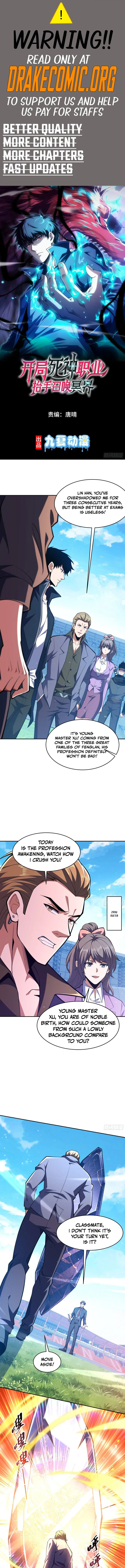 Starting as the Reaper: Raising My Hand to Summon the Netherworld Chapter 2 – Page 1