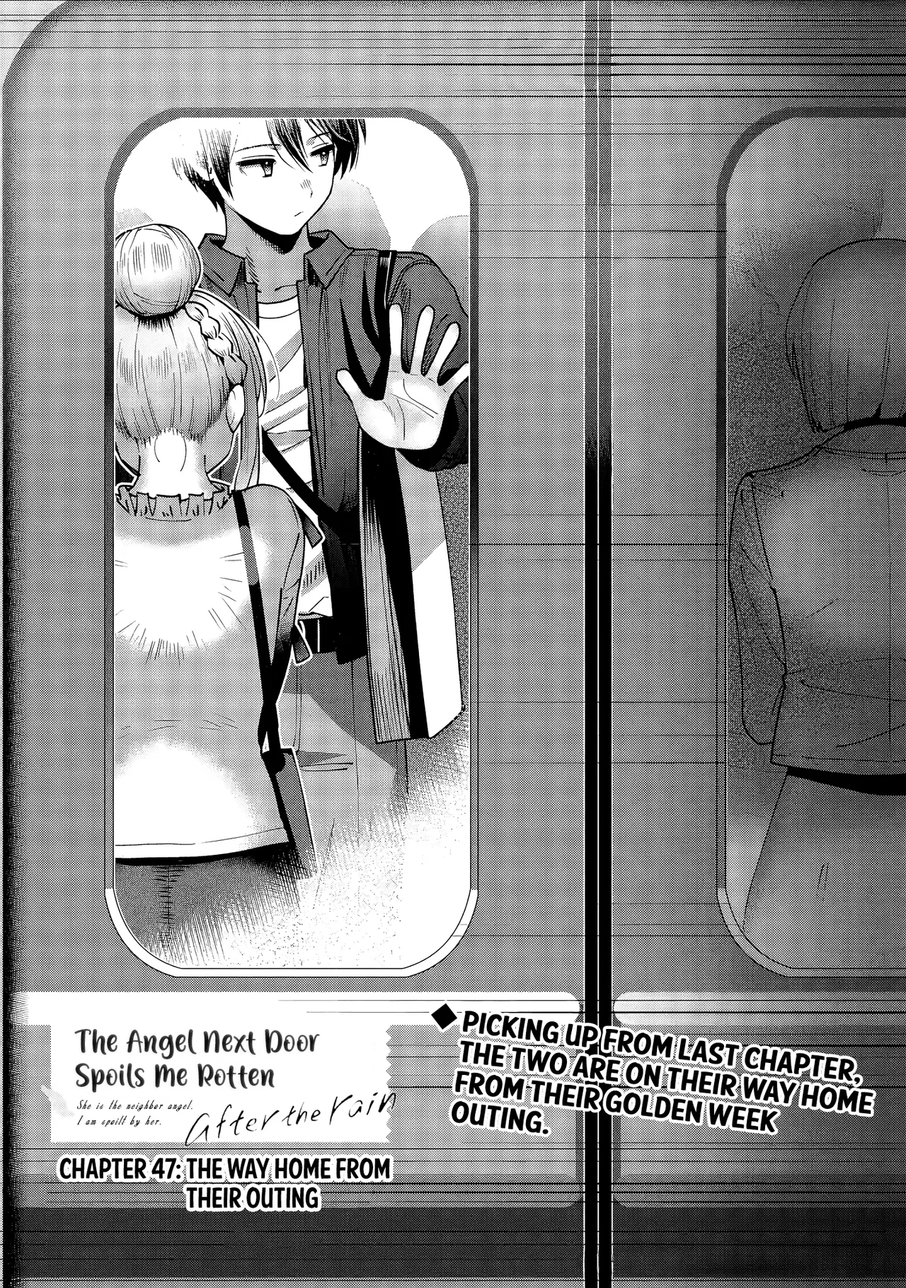 Otonari no Tenshi-sama ni Itsunomanika Dame Ningen ni Sareteita Ken: after the rain Chapter 47 – Page 1