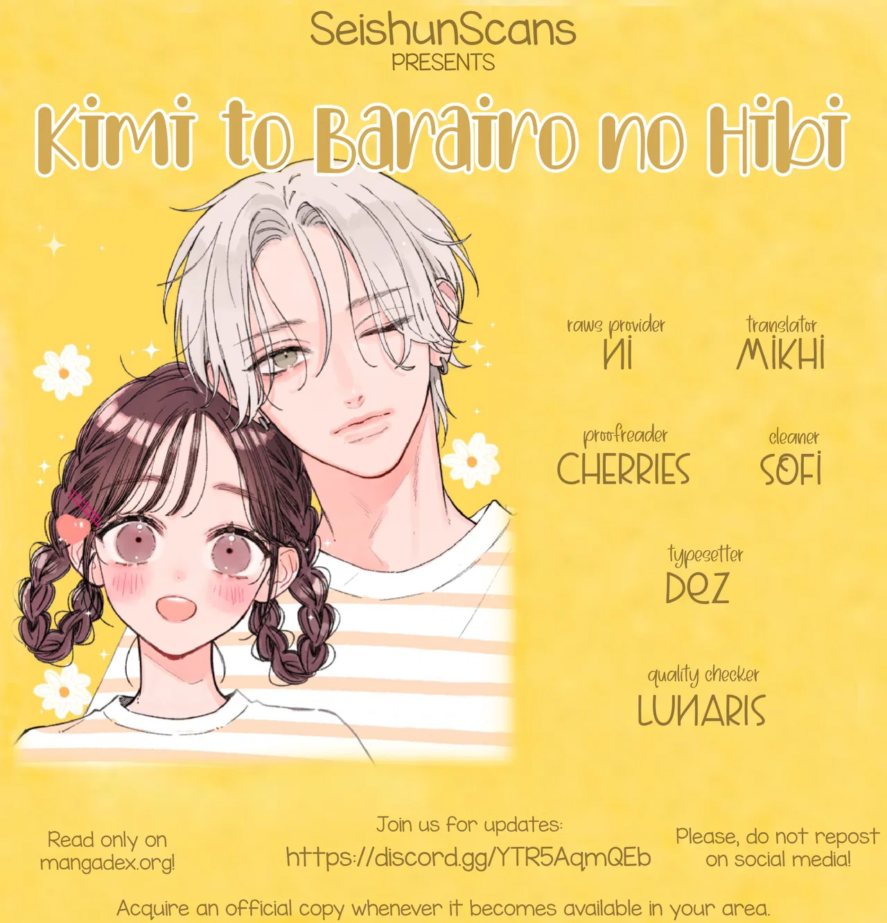 Kimi to Barairo no Hibi Chapter 15 – Page 1