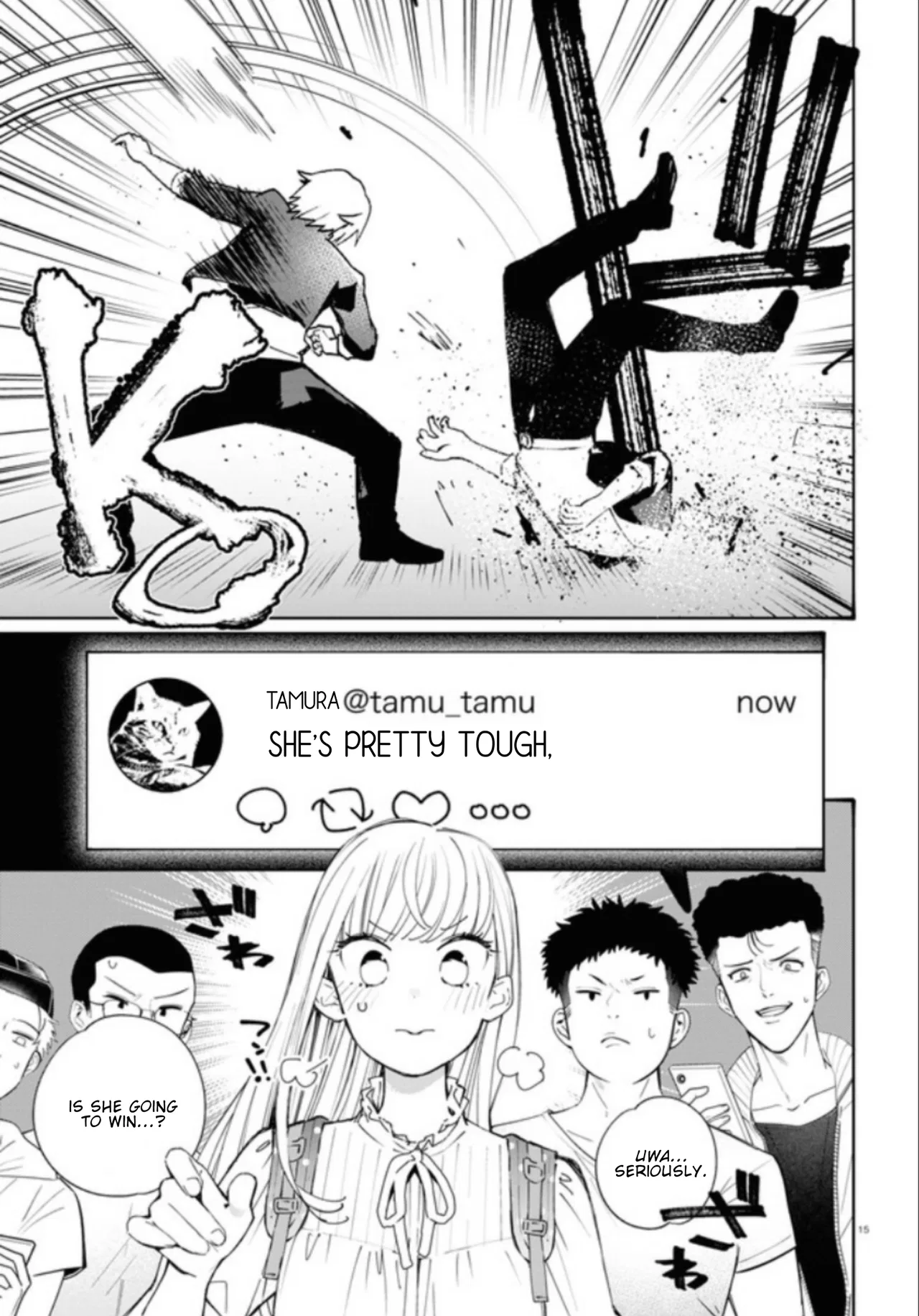 Anime – Young Ladies Don’t Play Fighting Games Chapter 15 – Page 16