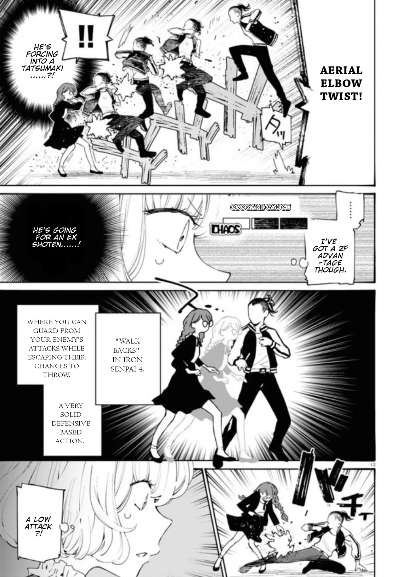 Anime – Young Ladies Don’t Play Fighting Games Chapter 13 – Page 14