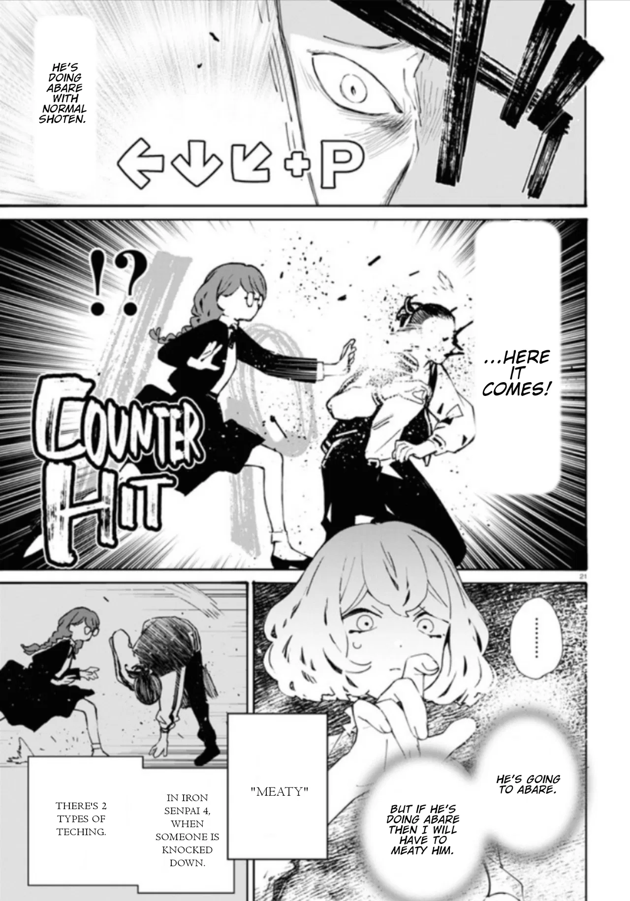 Anime – Young Ladies Don’t Play Fighting Games Chapter 13 – Page 22