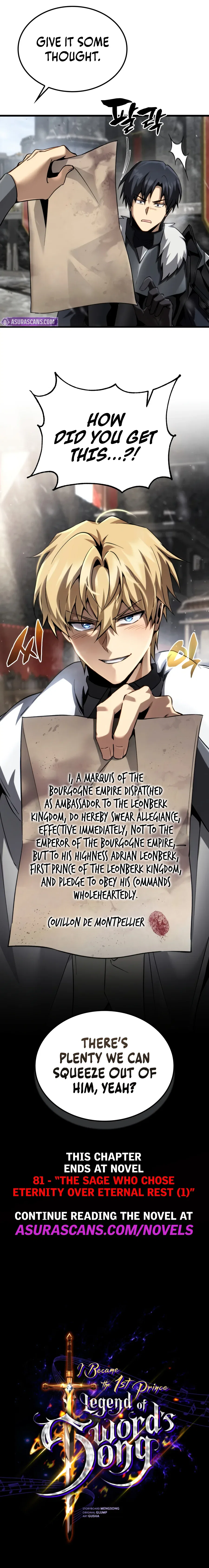 I Became the First Prince: Legend of Sword's Song Chapter 56 – Page 21