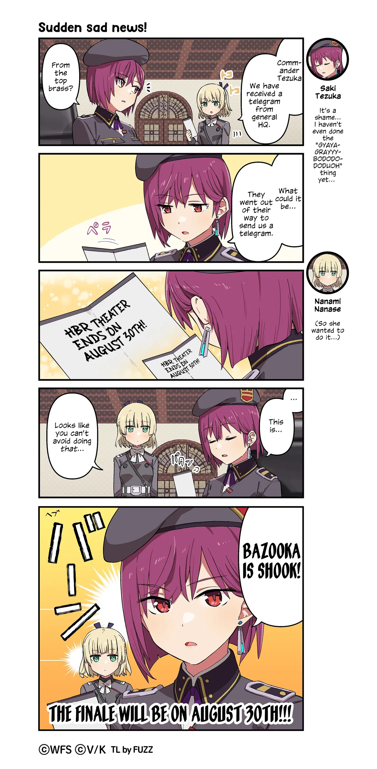 Heaven Burns Red Official 4-Koma: HBR Theater Chapter 226 – Page 1