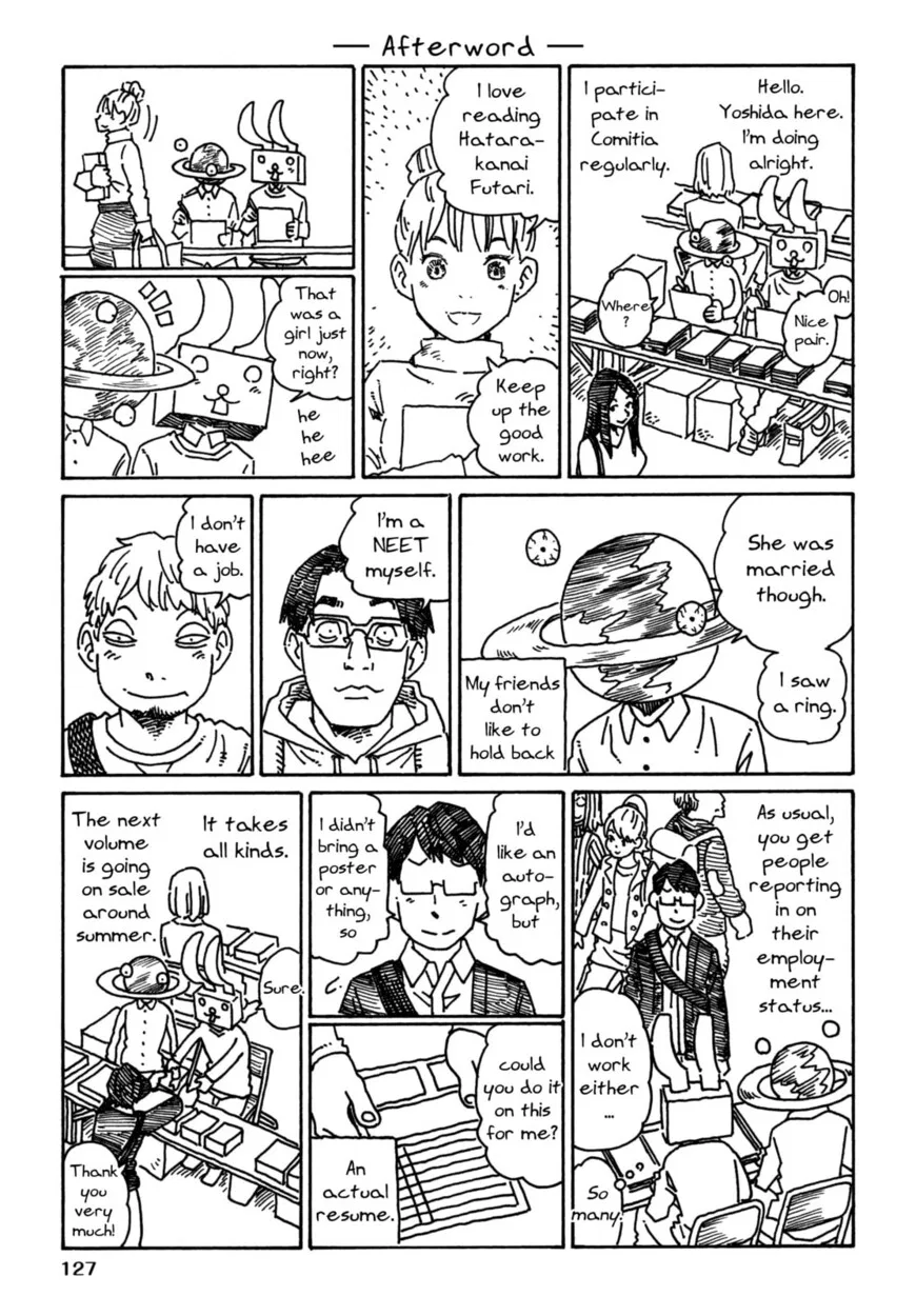 Hatarakanai Futari (YOSHIDA Satoru) manga Chapter 378.4 – Page 1