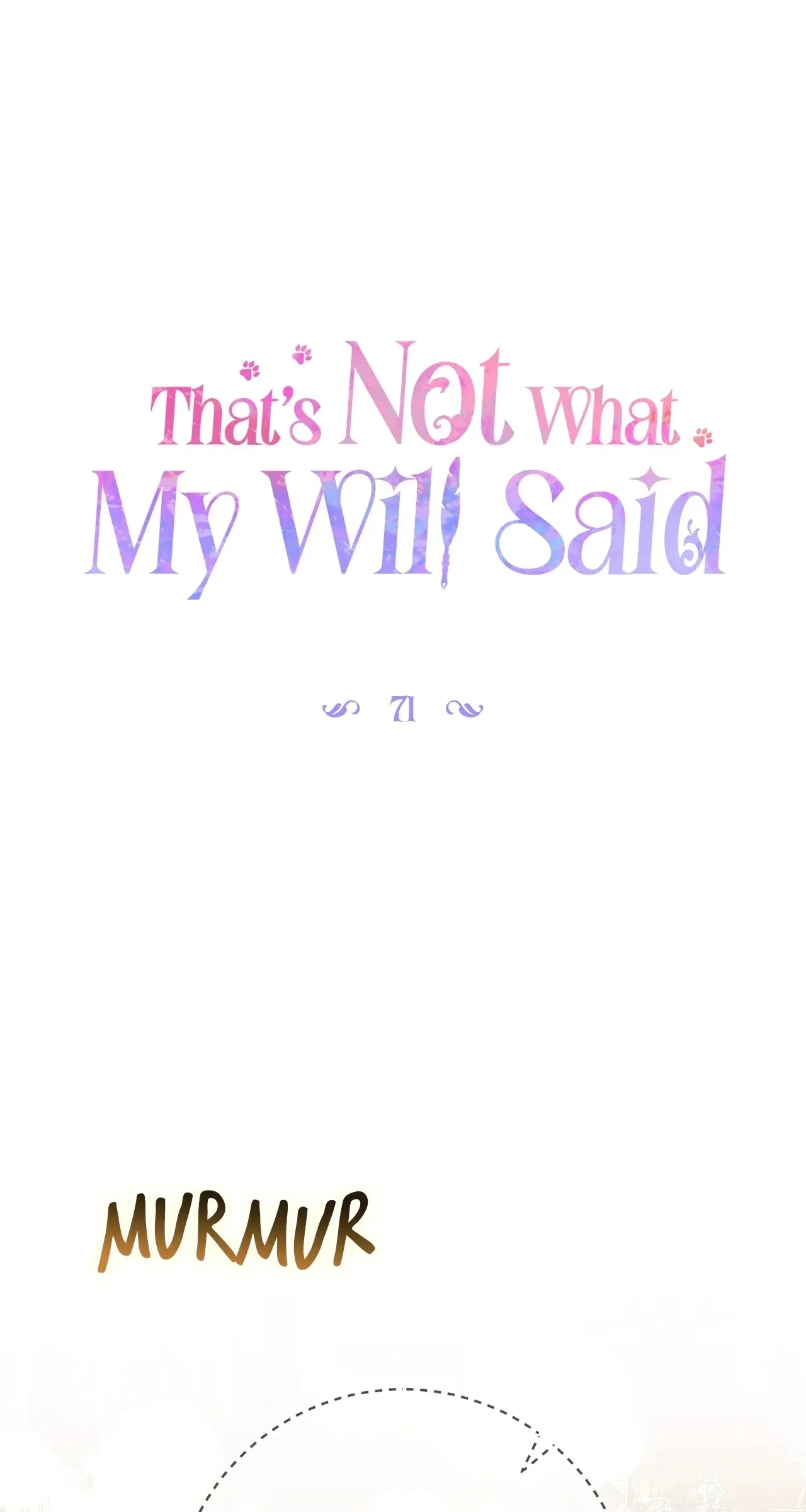That’s Not What My Will Said Chapter 71 – Page 31