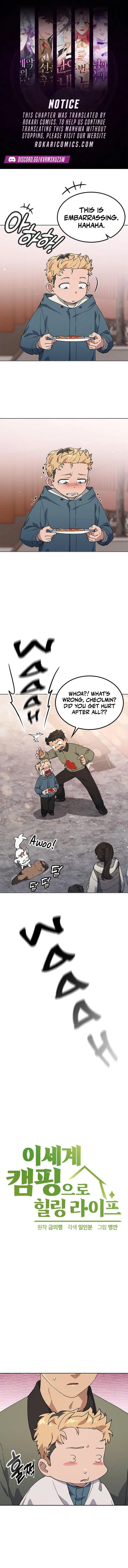 HEALING LIFE THROUGH CAMPING IN ANOTHER WORLD Chapter 117 – Page 1
