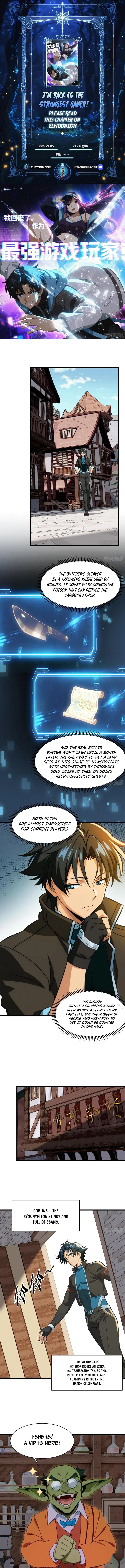 I’m Back as the Strongest Gamer! Chapter 29 – Page 1