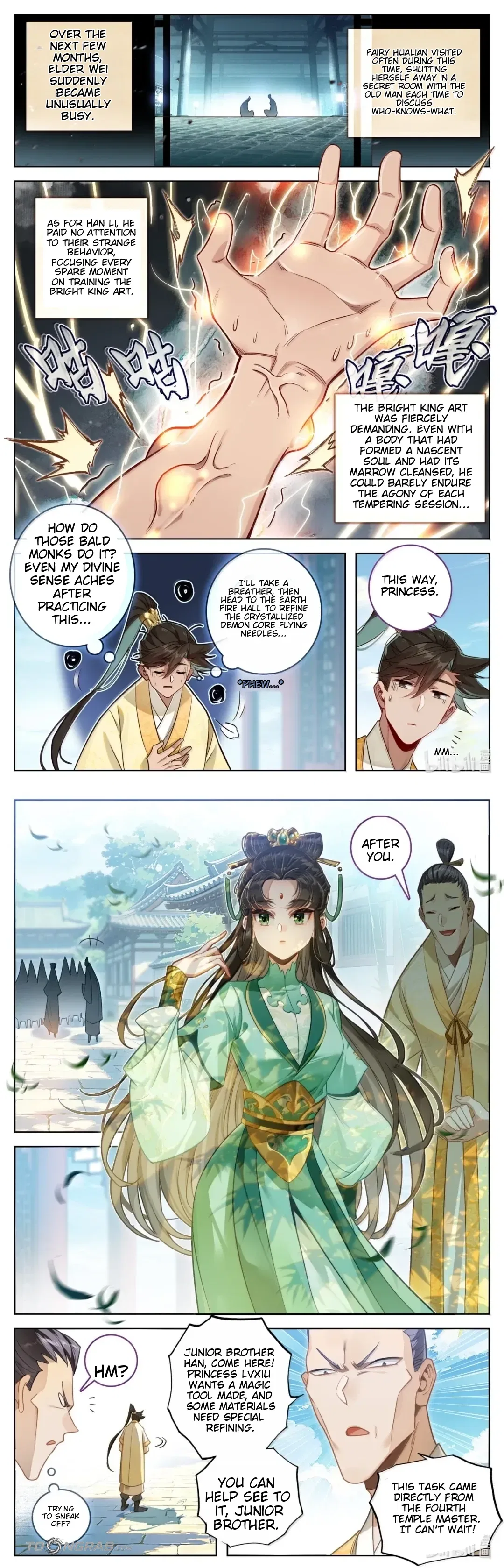 A Record Of A Mortal’s Journey To Immortality Chapter 397 – Page 1